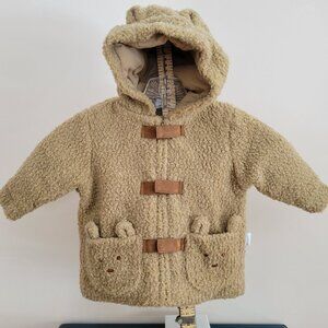 Little Me Bear Jacket Size 6/9 Months NWT